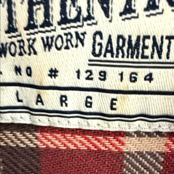 Authentic American Heritage Red and Green Plaid Men's Shirt - Picture 5 of 7